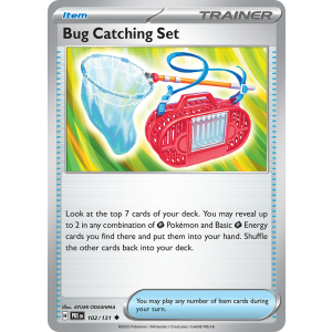 Bug Catching Set 102/131 Pokemon TCG Scarlet & Violet Prismatic Evolutions