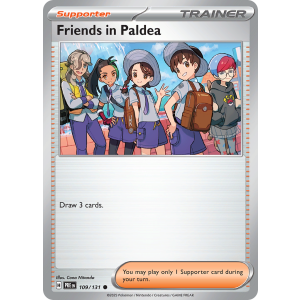 Friends in Paldea 109/131 Pokemon TCG Scarlet & Violet Prismatic Evolutions