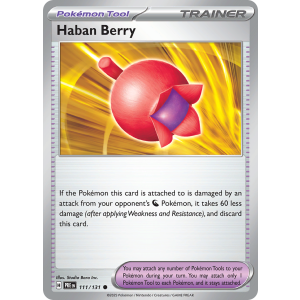 Haban Berry 111/131 Pokemon TCG Scarlet & Violet Prismatic Evolutions