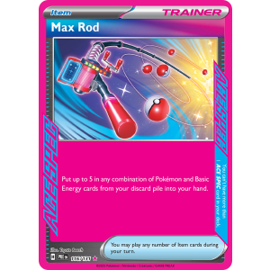 ACE SPEC Rare Max Rod 116/131 Pokemon TCG Scarlet & Violet Prismatic Evolutions