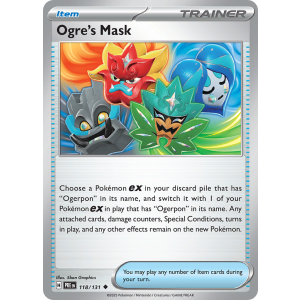 Ogre's Mask 118/131 Pokemon TCG Scarlet & Violet Prismatic Evolutions