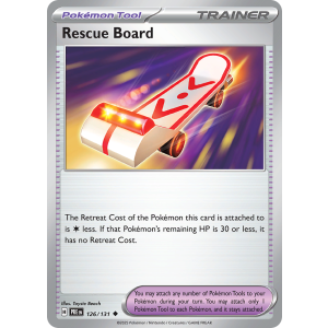 Rescue Board 126/131 Pokemon TCG Scarlet & Violet Prismatic Evolutions