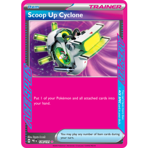 ACE SPEC Rare Scoop Up Cyclone 128/131 Pokemon TCG Scarlet & Violet Prismatic Evolutions