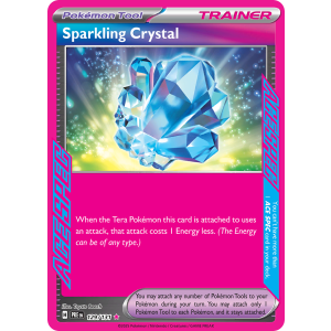 ACE SPEC Rare Sparkling Crystal 129/131 Pokemon TCG Scarlet & Violet Prismatic Evolutions