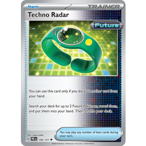 Techno Radar 130/131 Pokemon TCG Scarlet & Violet Prismatic Evolutions