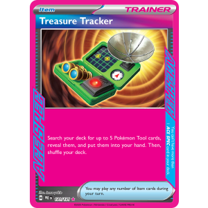 ACE SPEC Rare Treasure Tracker 131/131 Pokemon TCG Scarlet & Violet Prismatic Evolutions