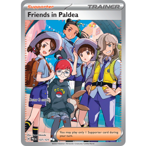 Ultra Rare Friends in Paldea 137/131 Pokemon TCG Scarlet & Violet Prismatic Evolutions