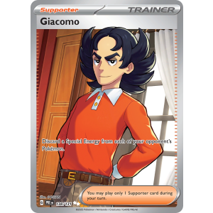 Ultra Rare Giacomo 138/131 Pokemon TCG Scarlet & Violet Prismatic Evolutions