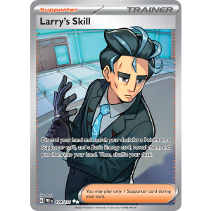 Ultra Rare Larry's Skill 139/131 Pokemon TCG Scarlet & Violet Prismatic Evolutions