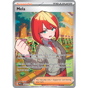 Ultra Rare Mela 140/131 Pokemon TCG Scarlet & Violet Prismatic Evolutions