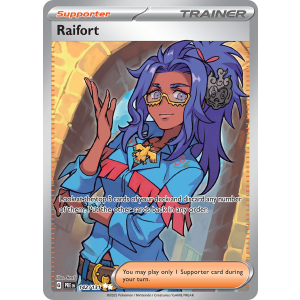 Ultra Rare Raifort 142/131 Pokemon TCG Scarlet & Violet Prismatic Evolutions