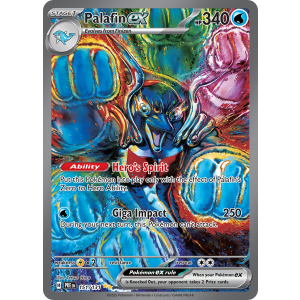 Special Illustration Rare Palafin ex 151/131 Pokemon TCG Scarlet & Violet Prismatic Evolutions