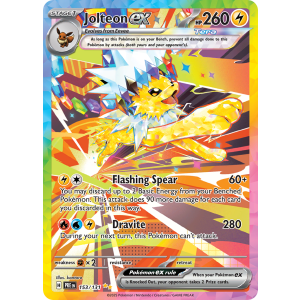 Special Illustration Rare Jolteon ex 153/131 Pokemon TCG Scarlet & Violet Prismatic Evolutions