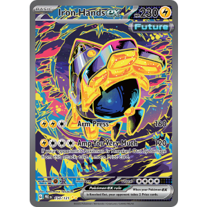 Special Illustration Rare Iron Hands ex 154/131 Pokemon TCG Scarlet & Violet Prismatic Evolutions