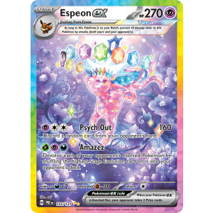 Special Illustration Rare Espeon ex 155/131 Pokemon TCG Scarlet & Violet Prismatic Evolutions