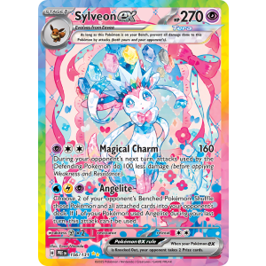 Special Illustration Rare Sylveon ex 156/131 Pokemon TCG Scarlet & Violet Prismatic Evolutions