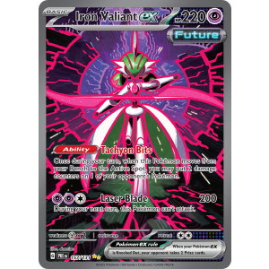 Special Illustration Rare Iron Valiant ex 157/131 Pokemon TCG Scarlet & Violet Prismatic Evolutions