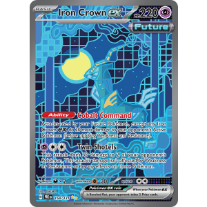 Special Illustration Rare Iron Crown ex 158/131 Pokemon TCG Scarlet & Violet Prismatic Evolutions