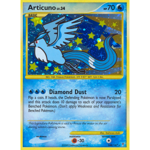 Rare Secret Articuno 148/147 Pokemon TCG Platinum Supreme Victors