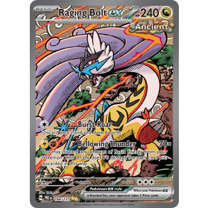 Special Illustration Rare Raging Bolt ex 166/131 Pokemon TCG Scarlet & Violet Prismatic Evolutions