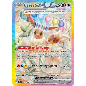 Special Illustration Rare Eevee ex 167/131 Pokemon TCG Scarlet & Violet Prismatic Evolutions