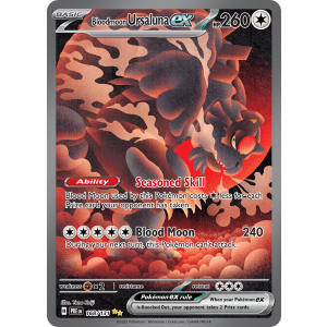 Special Illustration Rare Bloodmoon Ursaluna ex 168/131 Pokemon TCG Scarlet & Violet Prismatic Evolutions