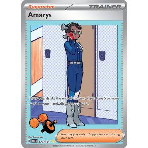 Special Illustration Rare Amarys 170/131 Pokemon TCG Scarlet & Violet Prismatic Evolutions