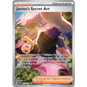 Special Illustration Rare Janine's Secret Art 173/131 Pokemon TCG Scarlet & Violet Prismatic Evolutions