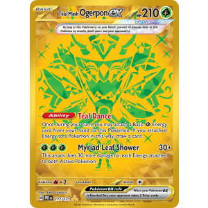 Hyper Rare Teal Mask Ogerpon ex 177/131 Pokemon TCG Scarlet & Violet Prismatic Evolutions