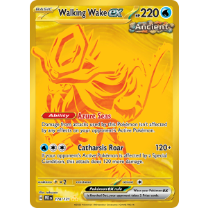 Hyper Rare Walking Wake ex 178/131 Pokemon TCG Scarlet & Violet Prismatic Evolutions