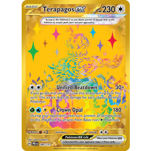 Hyper Rare Terapagos ex 180/131 Pokemon TCG Scarlet & Violet Prismatic Evolutions