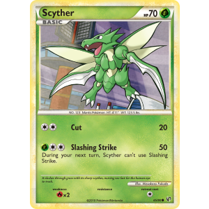 Scyther 65/90 Pokemon TCG HeartGold & SoulSilver HSUndaunted