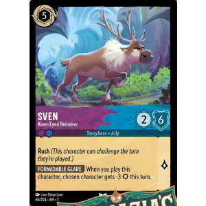 Sven - Keen-Eyed Reindeer 65/204 Disney Lorcana TCG Archazia's Island