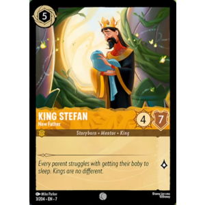 King Stefan - New Father 3/204 Disney Lorcana TCG Archazia's Island