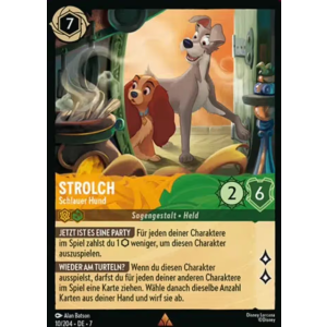 Strolch - Schlauer Hund 10/204 Disney Lorcana TCG Archazia's Island