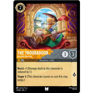 The Troubadour - Musical Narrator 11/204 Disney Lorcana TCG Archazia's Island