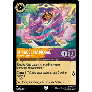 Mirabel Madrigal - Hopeful Dreamer 13/204 Disney Lorcana TCG Archazia's Island