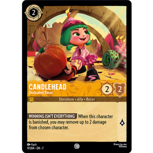 Candlehead - Dedicated Racer 17/204 Disney Lorcana TCG Archazia's Island