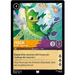 Pascal - Garden Chameleon 19/204 Disney Lorcana TCG Archazia's Island