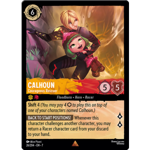 Calhoun - Courageous Rescuer 26/204 Disney Lorcana TCG Archazia's Island