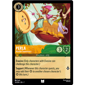 Perla - Nimble Seamstress 32/204 Disney Lorcana TCG Archazia's Island