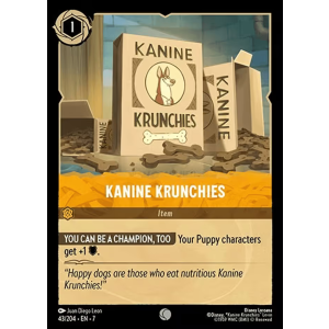 Kanine Krunchies 43/204 Disney Lorcana TCG Archazia's Island