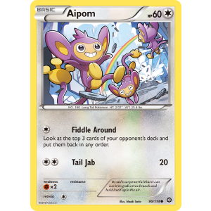 Aipom 90/114 Pokemon TCG XY Steam Siege