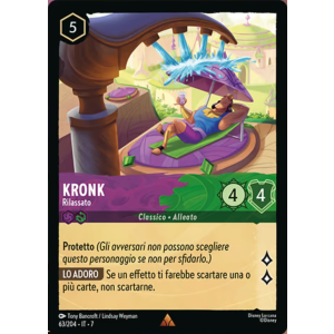 Kronk - Relaxed 63/204 Disney Lorcana TCG Archazia's Island