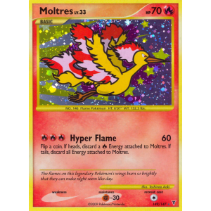 Rare Secret Moltres 149/147 Pokemon TCG Platinum Supreme Victors