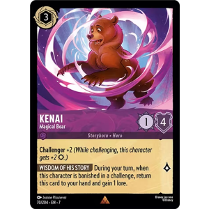 Kenai - Magical Bear 70/204 Disney Lorcana TCG Archazia's Island