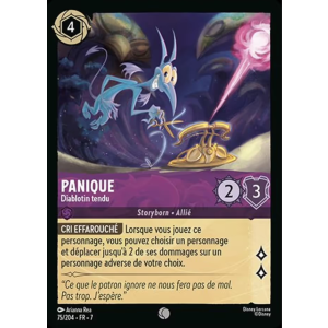 Panique - Tense Imp 75/204 Disney Lorcana TCG Archazia's Island