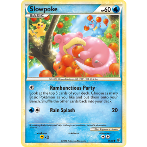 Slowpoke 66/90 Pokemon TCG HeartGold & SoulSilver HSUndaunted