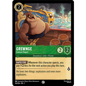 Grewnge - Cannon Expert 86/204 Disney Lorcana TCG Archazia's Island