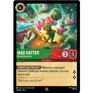 Mad Hatter - Unruly Eccentric 94/204 Disney Lorcana TCG Archazia's Island